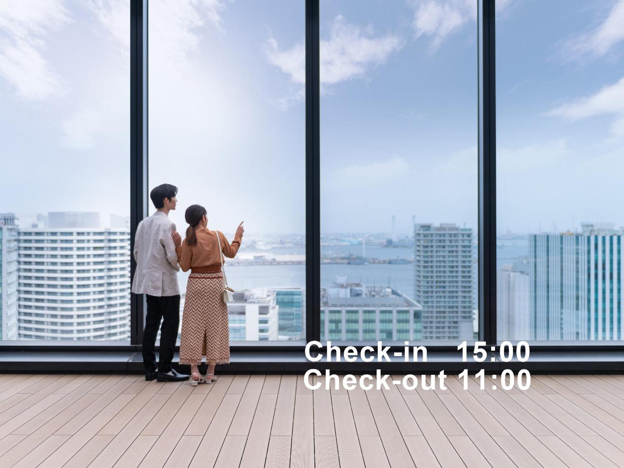 Mitsui Garden Hotel Yokohama Minatomirai Premier Bagian luar foto The 3D animation of the view from the 30th floor of the hotel