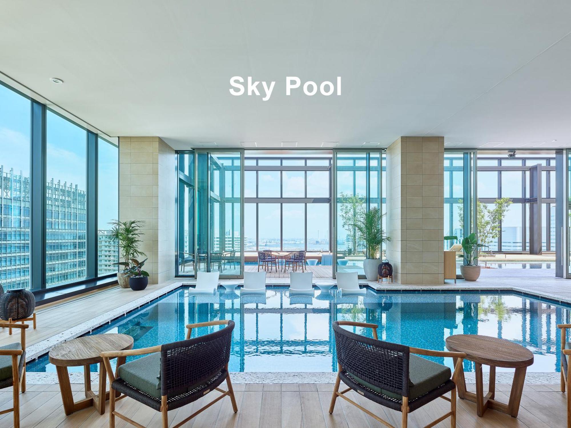 Mitsui Garden Hotel Yokohama Minatomirai Premier Bagian luar foto Sky Pool